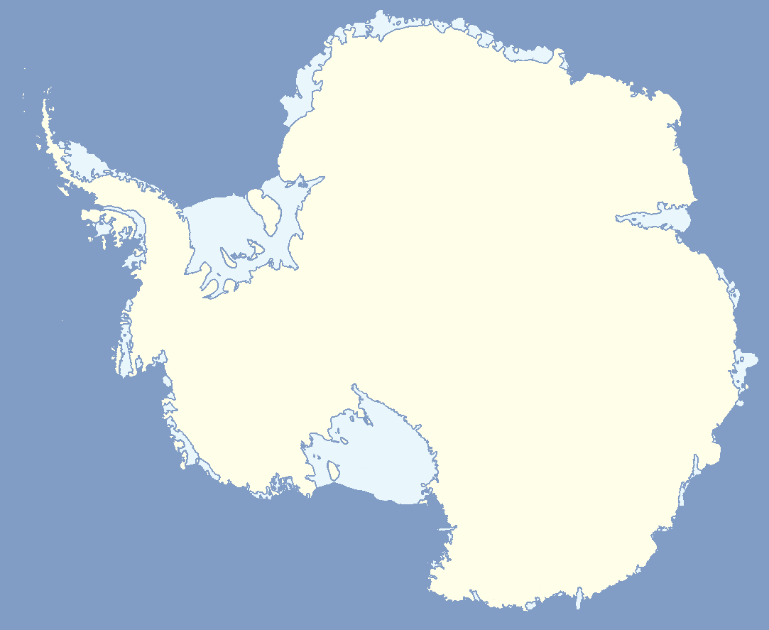 Map of Antarctica